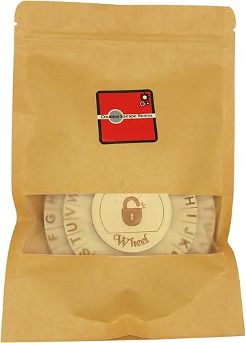 Miniatura 4 de Creative Escape Rooms The Secret Decoder Ring Bundle - Dos ruedas de cifrado