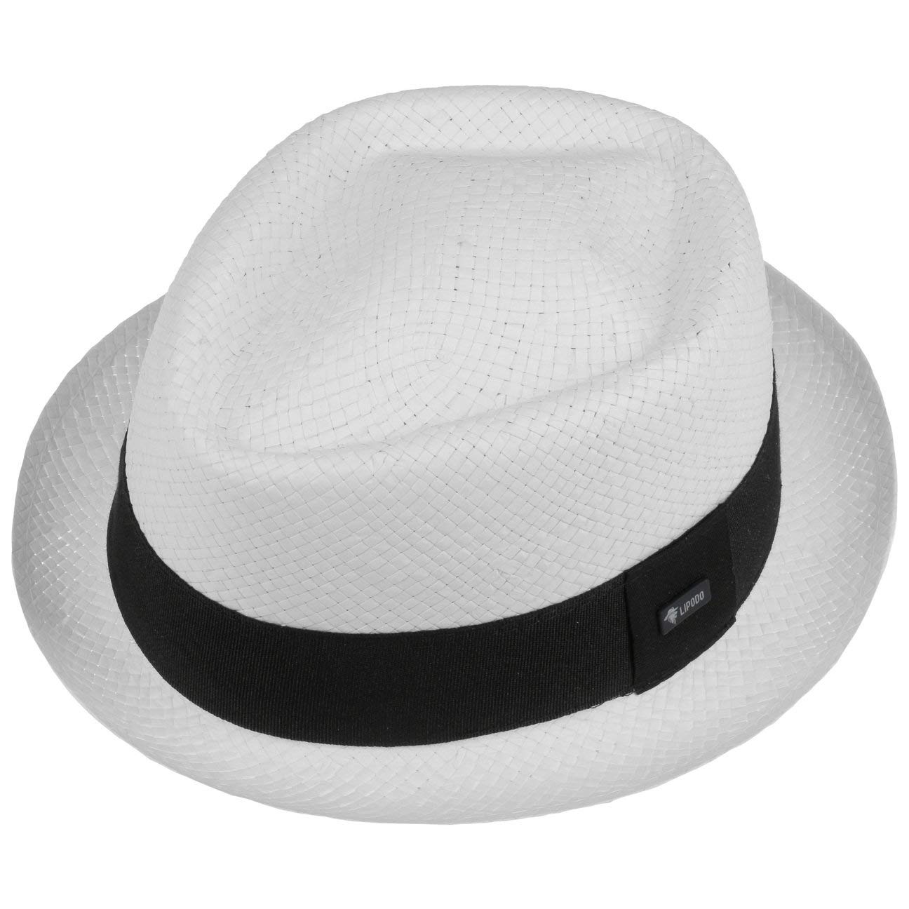 LIPODO Amatillo Cappello Pork Pie Diamond Paglia Prodotto in Italia Unisex Primavera Estate
