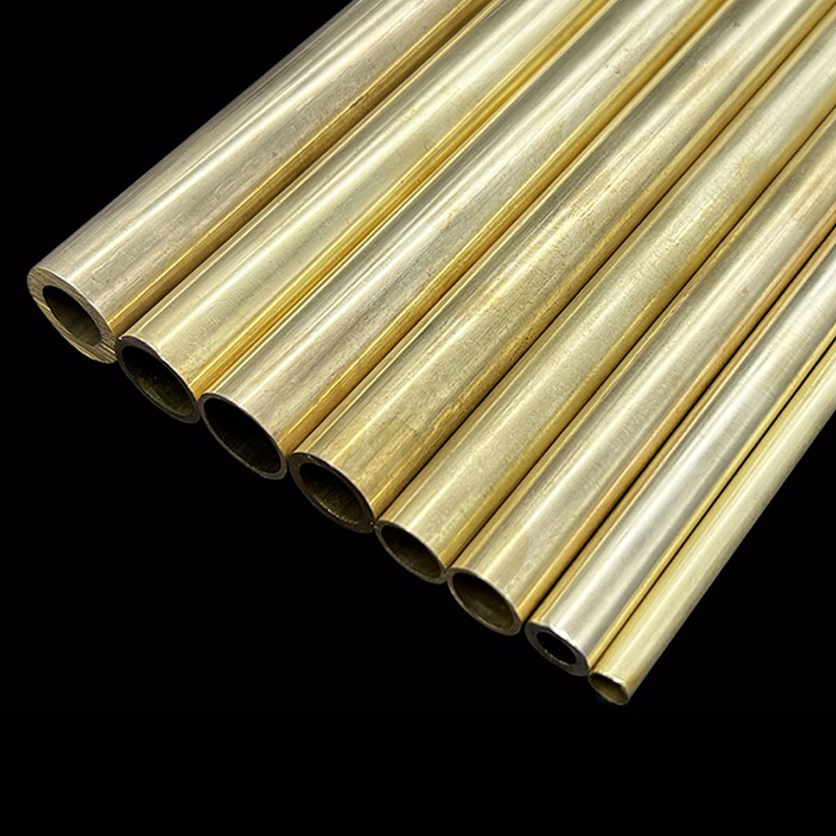 Tube rond en laiton, longueur 500 mm, diamètre extérieur 40 mm, épaisseur de paroi 1 à 3 mm, tubes creux métalliques, tubes droits de précision sans soudure(40 * 1mm)
