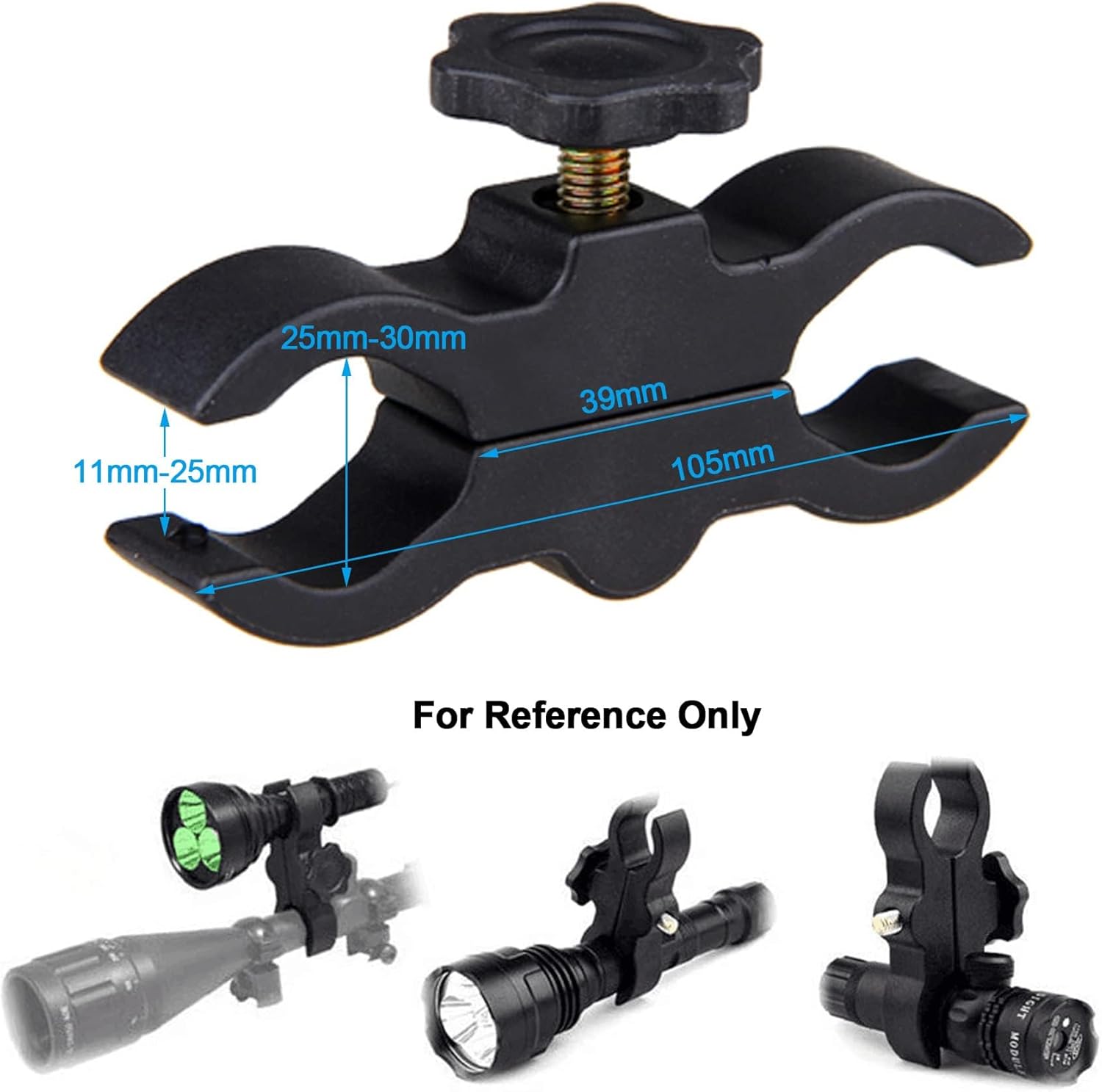 VASTFIRE Predator Light with Interchangeable (Red, Green, White) LED Hunting Flashlight with Scope Mount for Hog Coyote Coon Bobcat Raccoon Varmint Rabbit Night Hunting