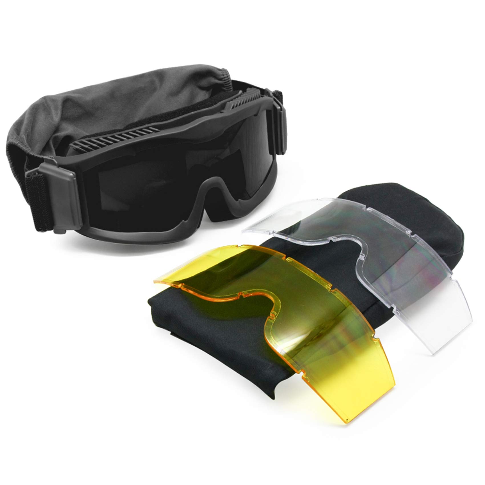 Militärisch Alpha Ballistisch Schutzbrille Taktische Sonnenbrille Airsoft CS Paintball Brille