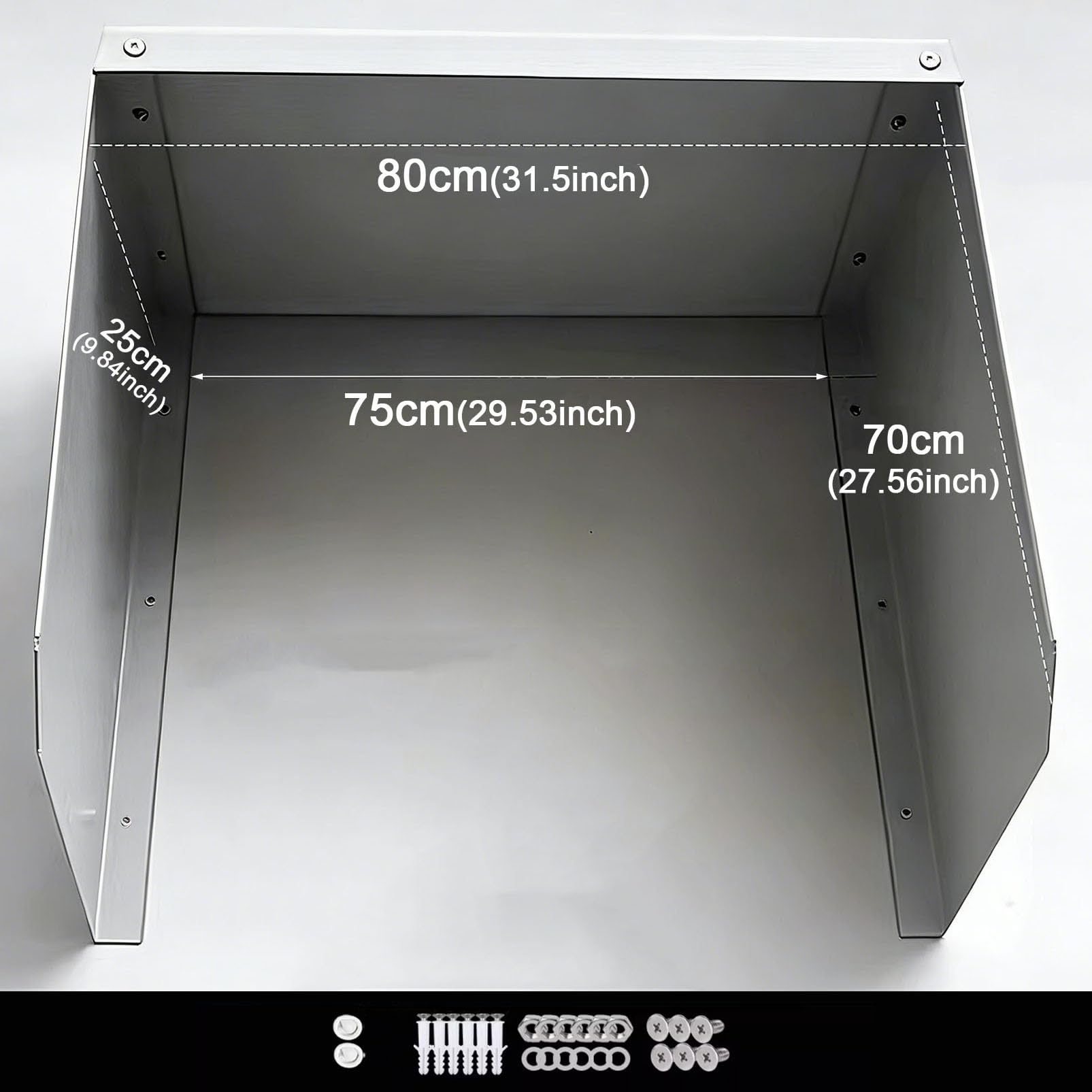 Pokrywa ładowarki EV na zewnątrz, magnetyczna obudowa odporna na warunki atmosferyczne, Heavy Duty Metal Wall Box z przyciemnianymi drzwiami, osłona przeciwdeszczowa UV do stacji ładowania pojazdów el