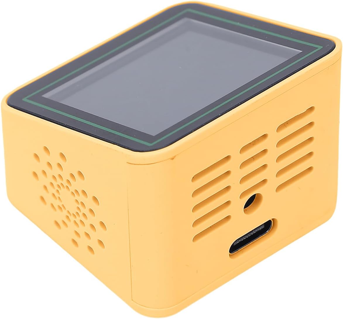 Fafeicy Smart Weather Clock with WiFi Time Sync (Orange)