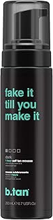 b.tan Self Tan Mousse - Fake It Till You Make It - Sunless Tanner for Fast, Natural Looking Tan, 6.7 Fl Oz