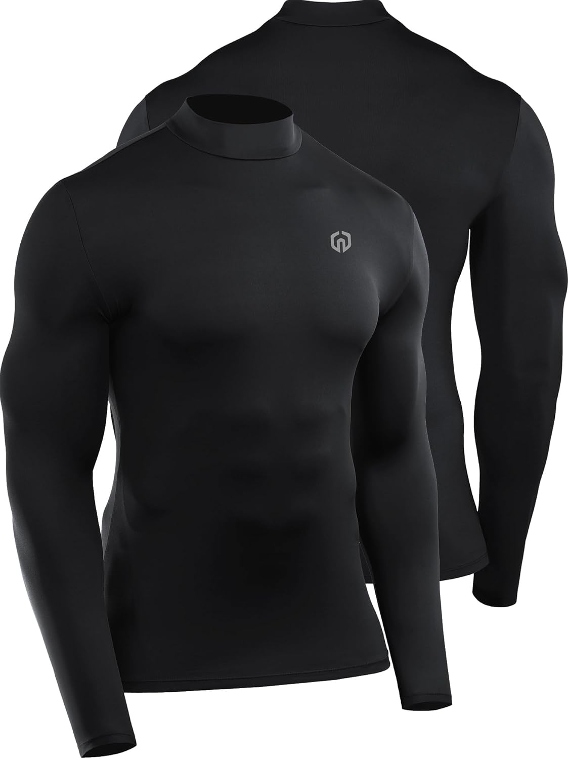 NELEUS 4 Pack Men's Workout Long Sleeve Shirts Compression Dry Fit Muscle Tops - Image 6