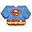 Bumkins Sleeved Bib for Girl or Boy, Baby and Toddler for 6-24 Mos, Essential Must Have for Eating, Feeding, Baby Led Weaning Supplies, Long Sleeve Mess Saving Food Catcher, Superman DC Comics