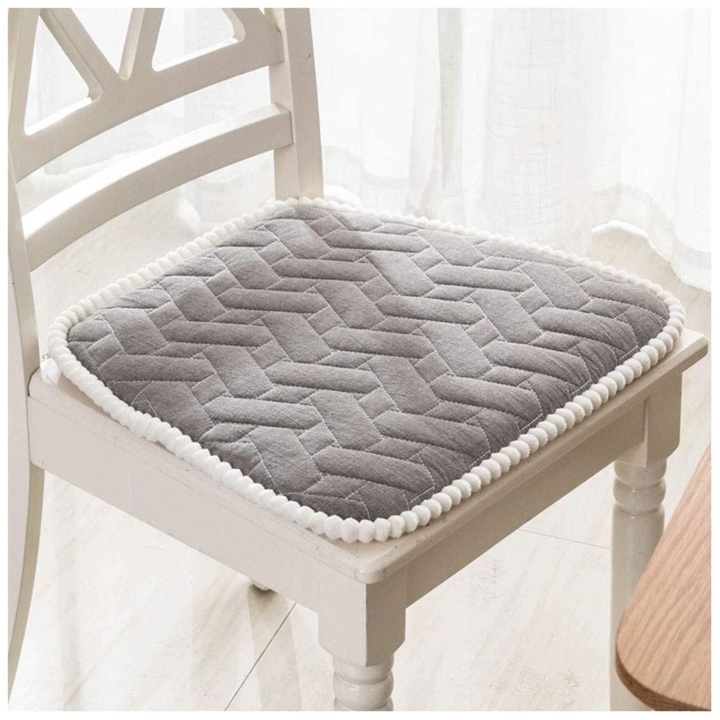Coussin avec attaches lot de 2 pour soulager l'assise sur chaise de bureau et de salle à manger