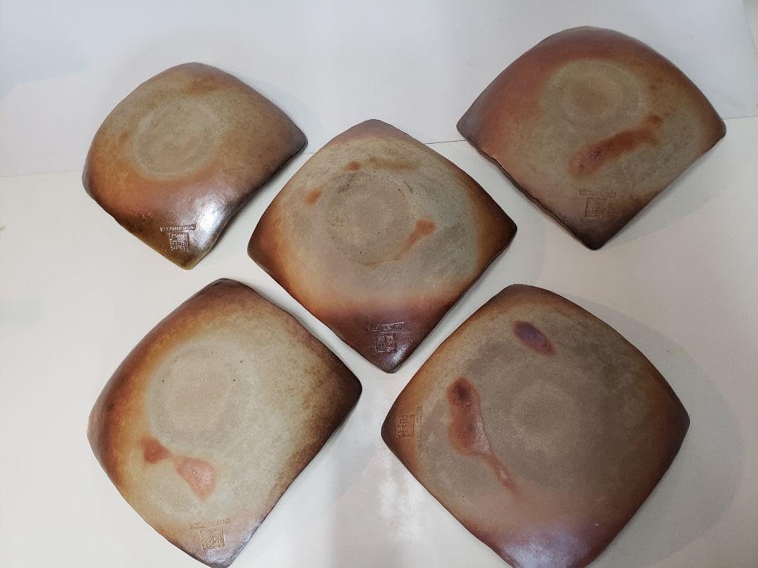 四方皿 2枚 備前焼 A Amazon.co.jp: アウトレット商-2 備前焼四方皿(L)5枚セット25cm : Home