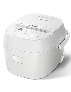 TOSHIBA Umami Smart Rice Cooker 5.5-Cup Uncooked, Fuzzy Logic, 15-in-1 Functions, Digital Display, Delay Timer, Keep Warm, Nonstick Inner Pot, White - Amazon product rated Grade A