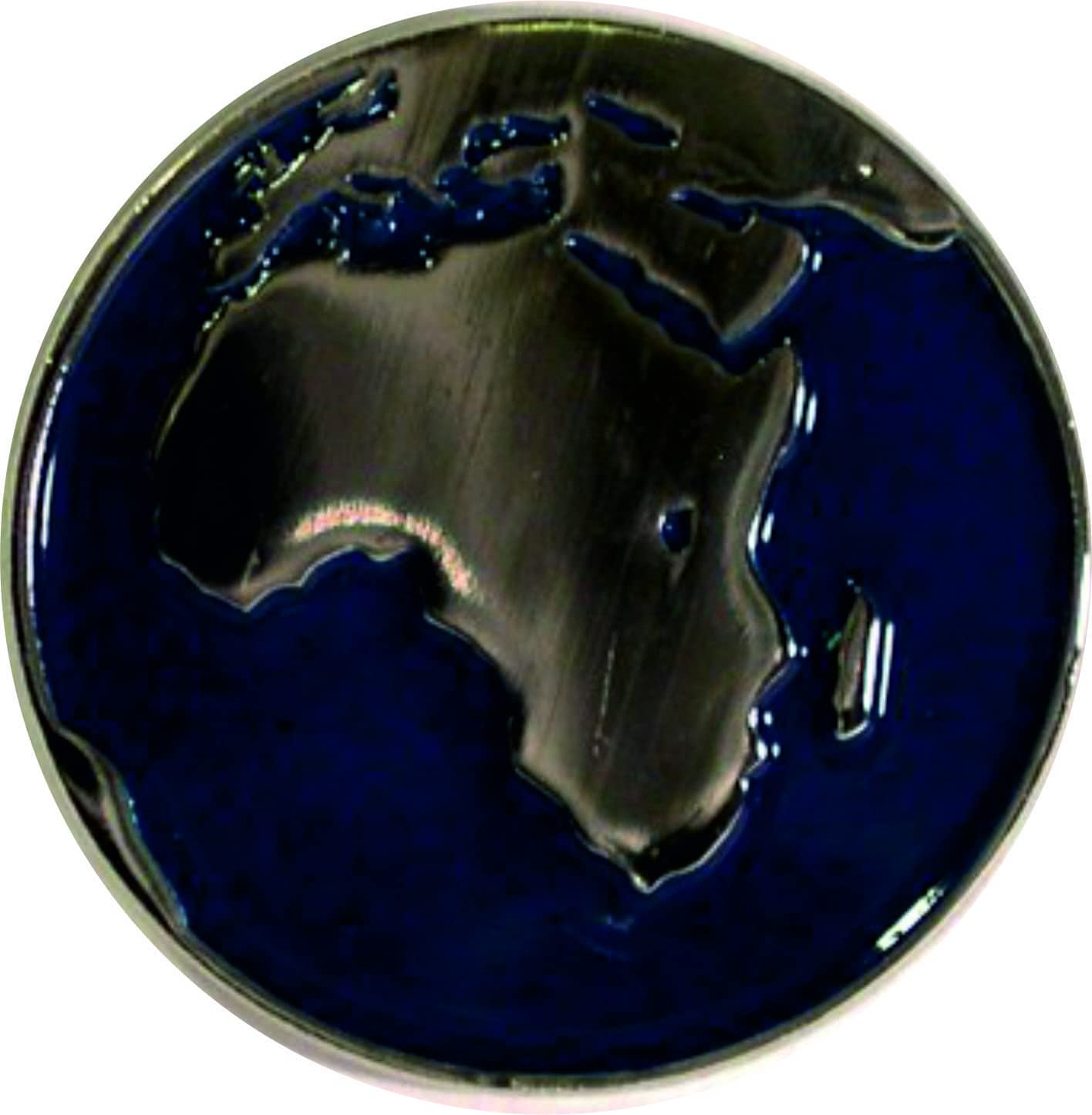 Metal Enamel Pin Badge Brooch Planet Earth (Globe)