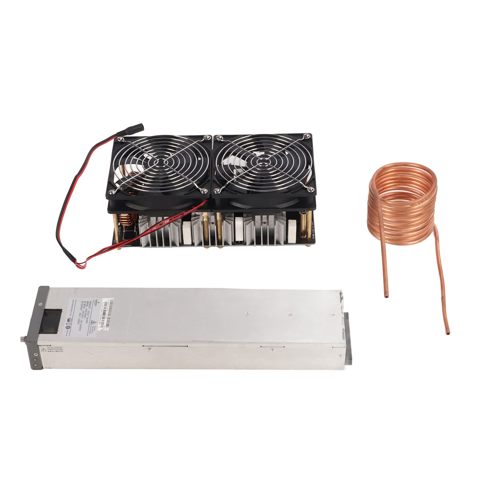 Induktionsheizung 2500 W mit Wasserkühlung und Leiterplattenmodul, Effiziente Wärmeableitung, DC 12-48 V, AC 100-240 V, Vielseitig einsetzbar