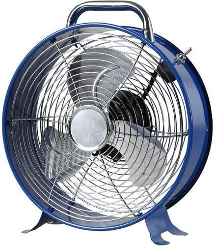 Principal 9" Retro Fan, Blue