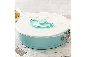 10" Glass Bottom Round Springform Cake Pan with Lid | Bluestone