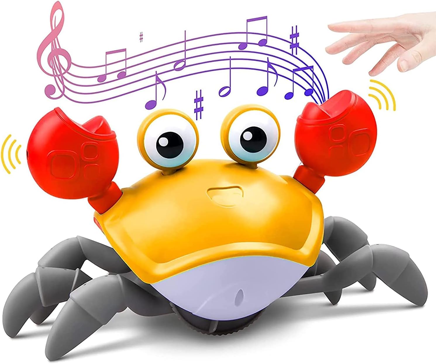 Climbtop Crawling Crab Baby Toy, Crab Toy with Music and