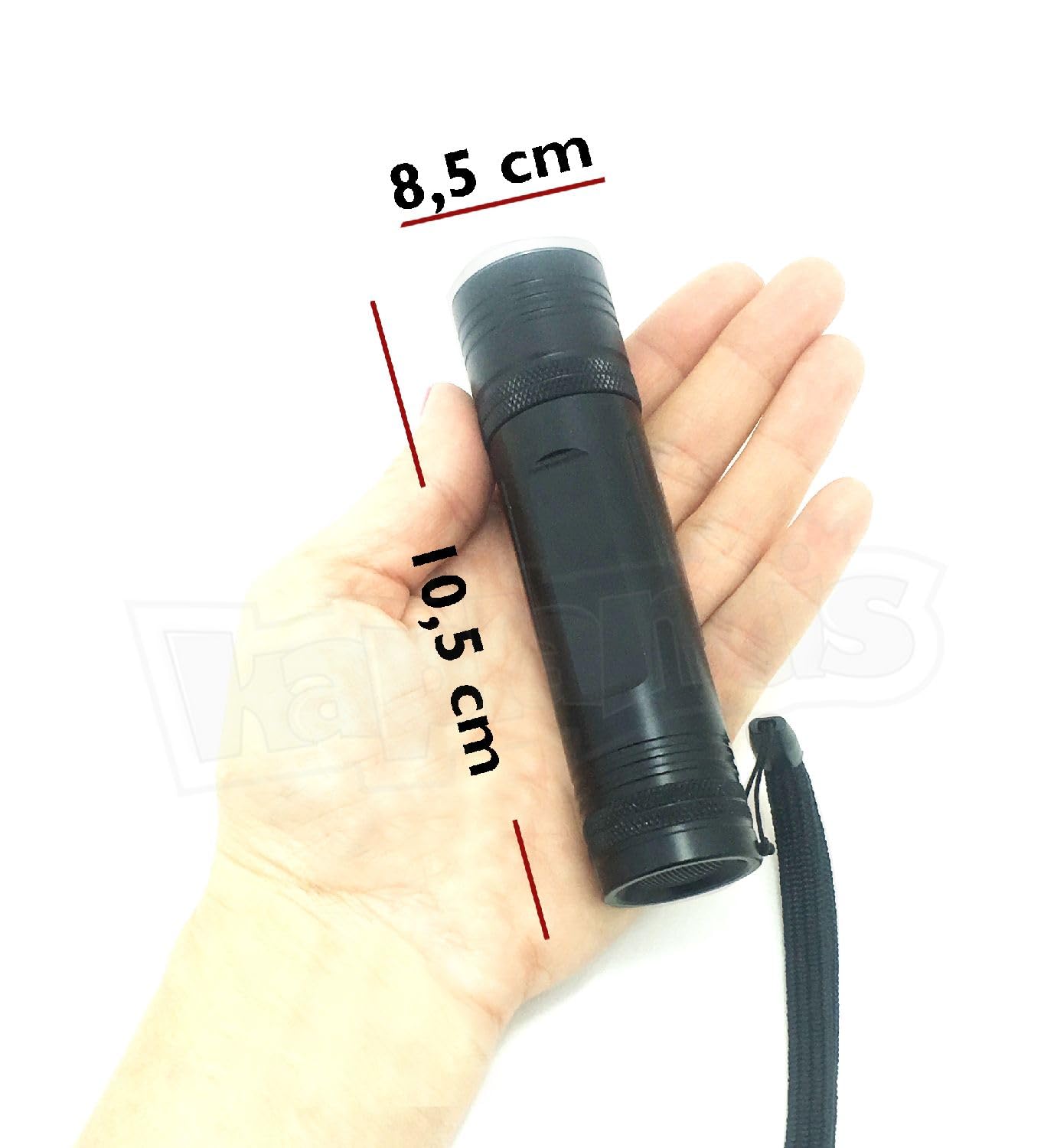 TFA Lumatic Extreme Latarka LED 2,8 x 2,8 x 12,2 cm