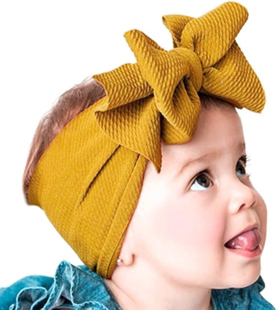Amazon Co Jp Crabitin ベビーヘアバンド リボン カチューシャ 髪飾り かわいい ヘアアクセサリー 軽量 柔らか 髪留め 新生児 赤ちゃん キッズ ヘアアレンジ 出産祝い 誕生日 こどもの日 プレゼント 贈り物 ベビー マタニティ