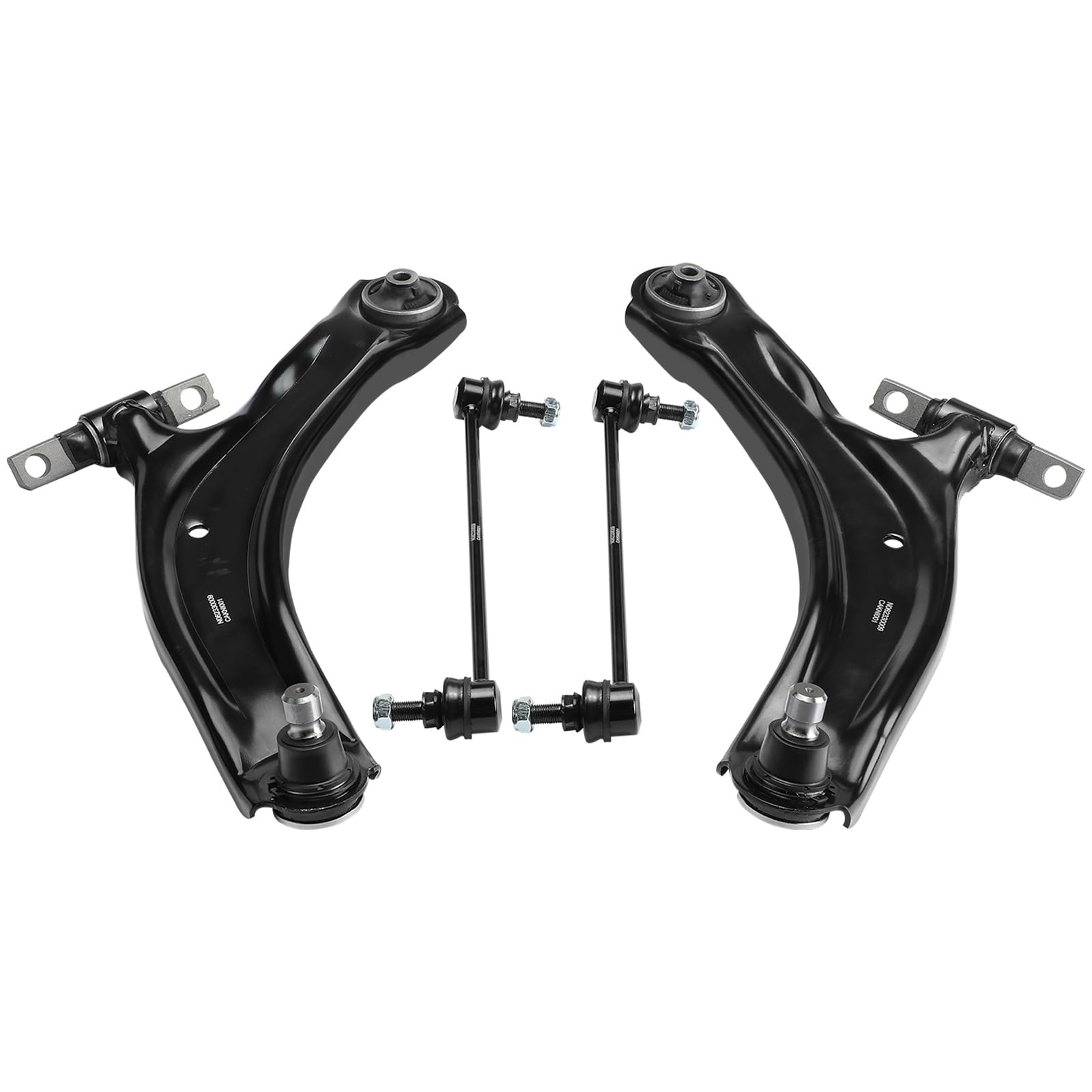 Frankberg 4x Bras de suspension Biellettes de Barre stabilisatrice Avant