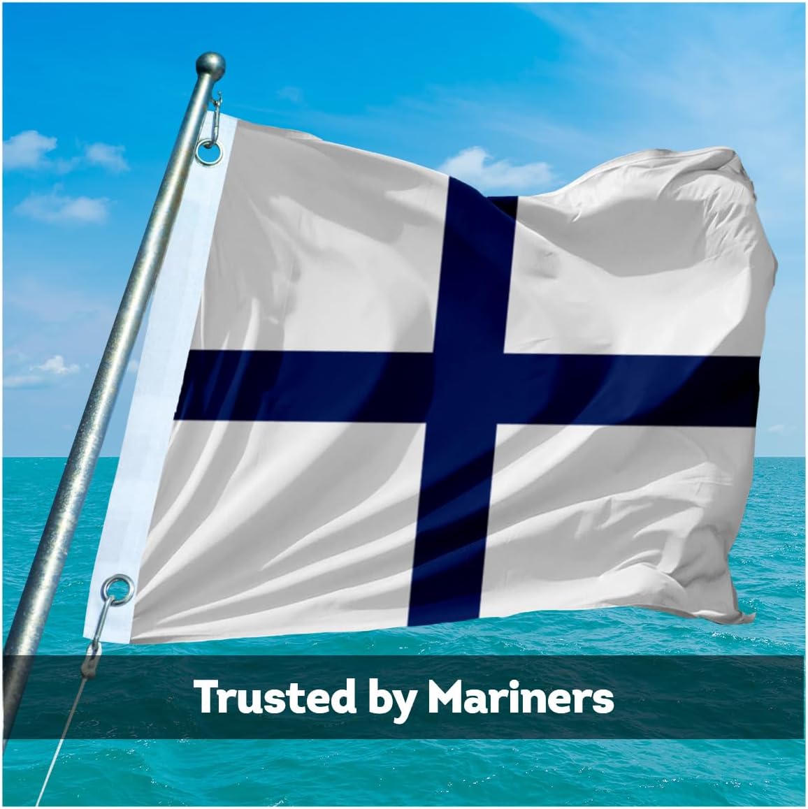 AGAS Xray Code X Marine Signal 4x4 Ft Flag - Printed 200D Nylon - Canvas Header - Brass Grommets - Colorfast & Stitched Edges - Nautical Boat Flag - Naval Code Signal Flag.