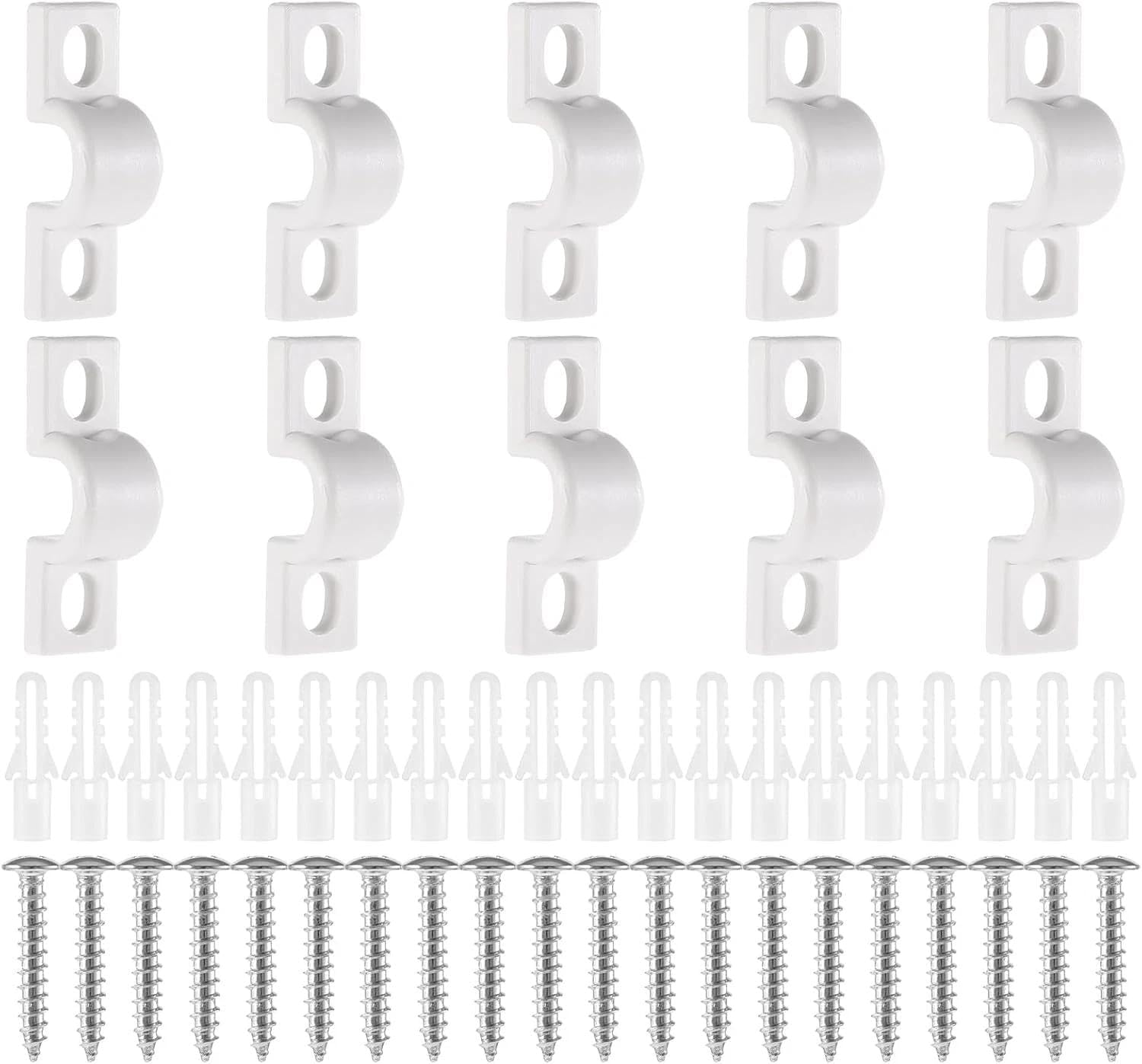 for 10 PCS Wire Shelf Clips, Shelf Clips for Metal Shelving Closet Maid Shelfs Clip