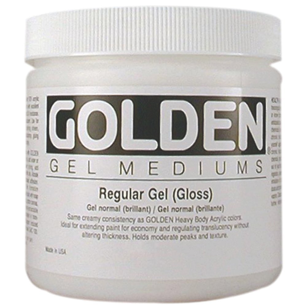 GOLDEN Acryl Med 32 Oz Regular Gel Gloss