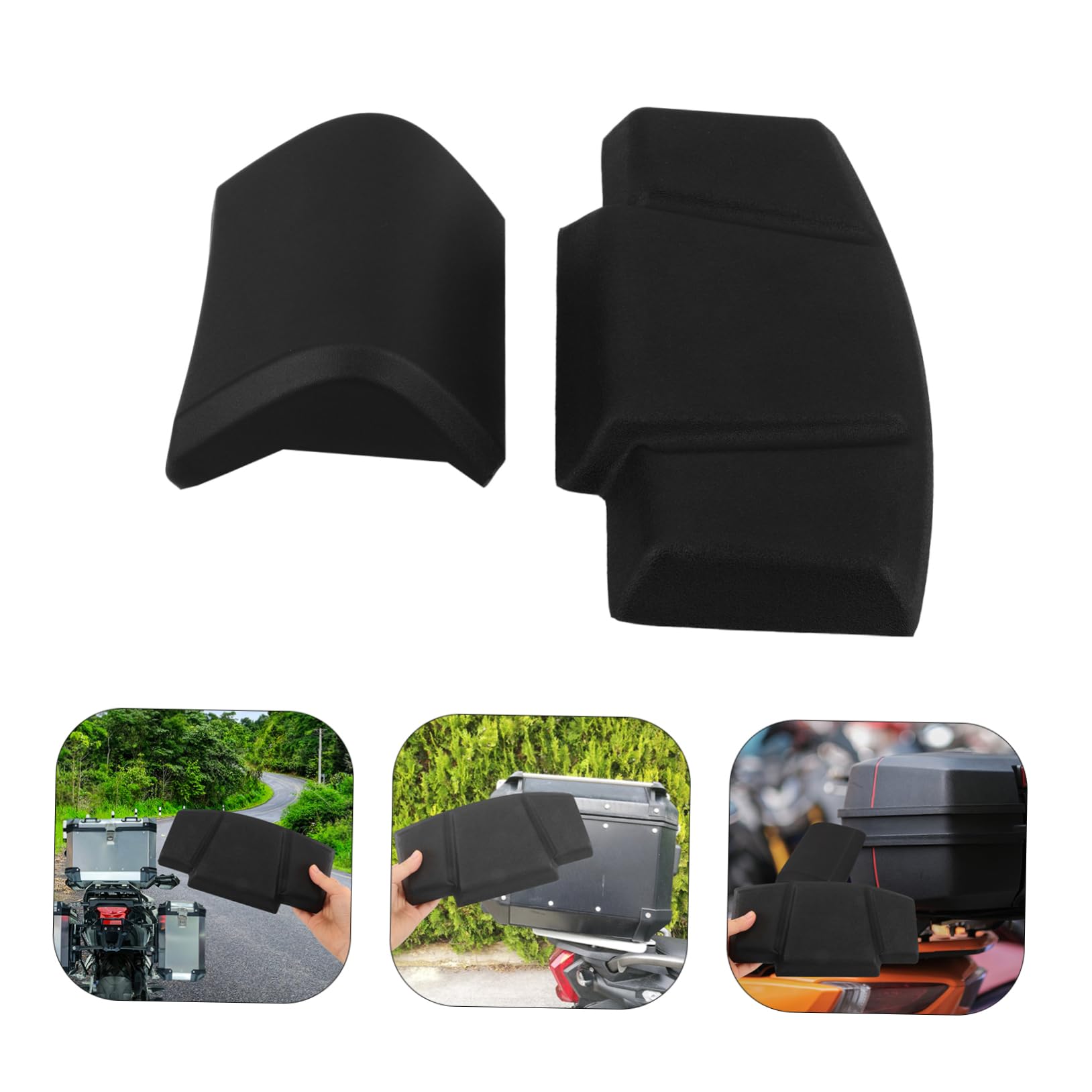 GLEAVI Cuscino per Schienale Bauletto Moto Cuscini per Schienale Posteriore Cuscini Staccabili per Motocicletta Smorzamento Vibrazioni Supporto Schiena