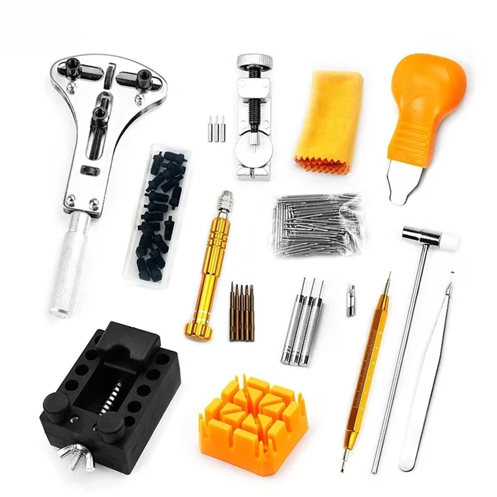 Werkzeugsatz für Uhrenreparaturen 149-teiliges Uhr-Reparatur-Werkzeug-Set, Öffner, Montage, Gehäuserückseite, Drücken, Wartung, Reparatur, Teile, Batteriewechsel Für Uhren