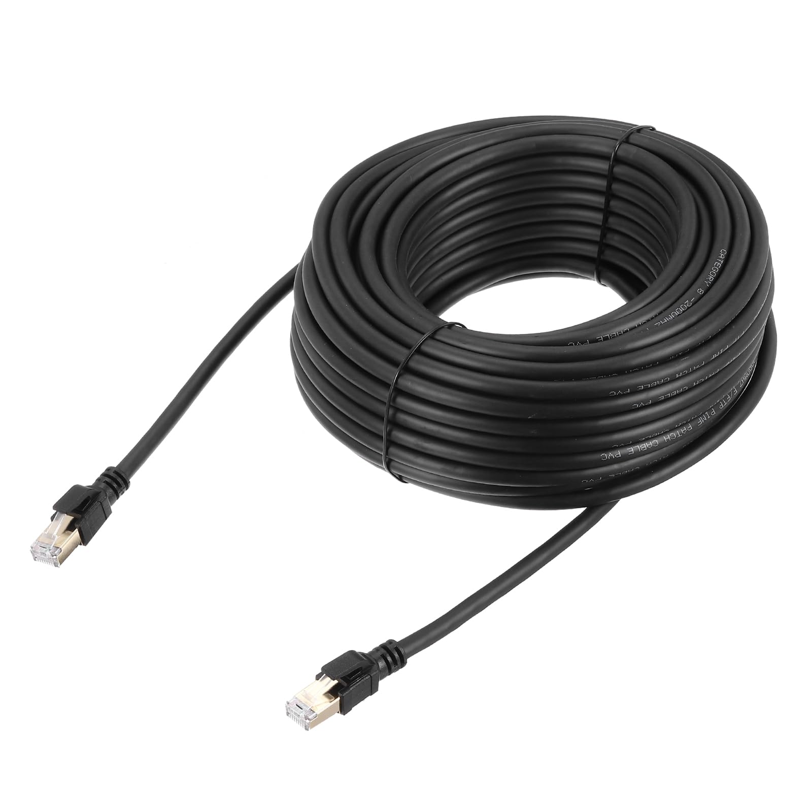 MECCANIXITY Cat 8 Ethernet Cable 66ft, 26AWG 40Gbps 2000Mhz High Speed Cat8 LAN Network Patch Cord with Gold Plated RJ45 Connector for Gaming, Router,