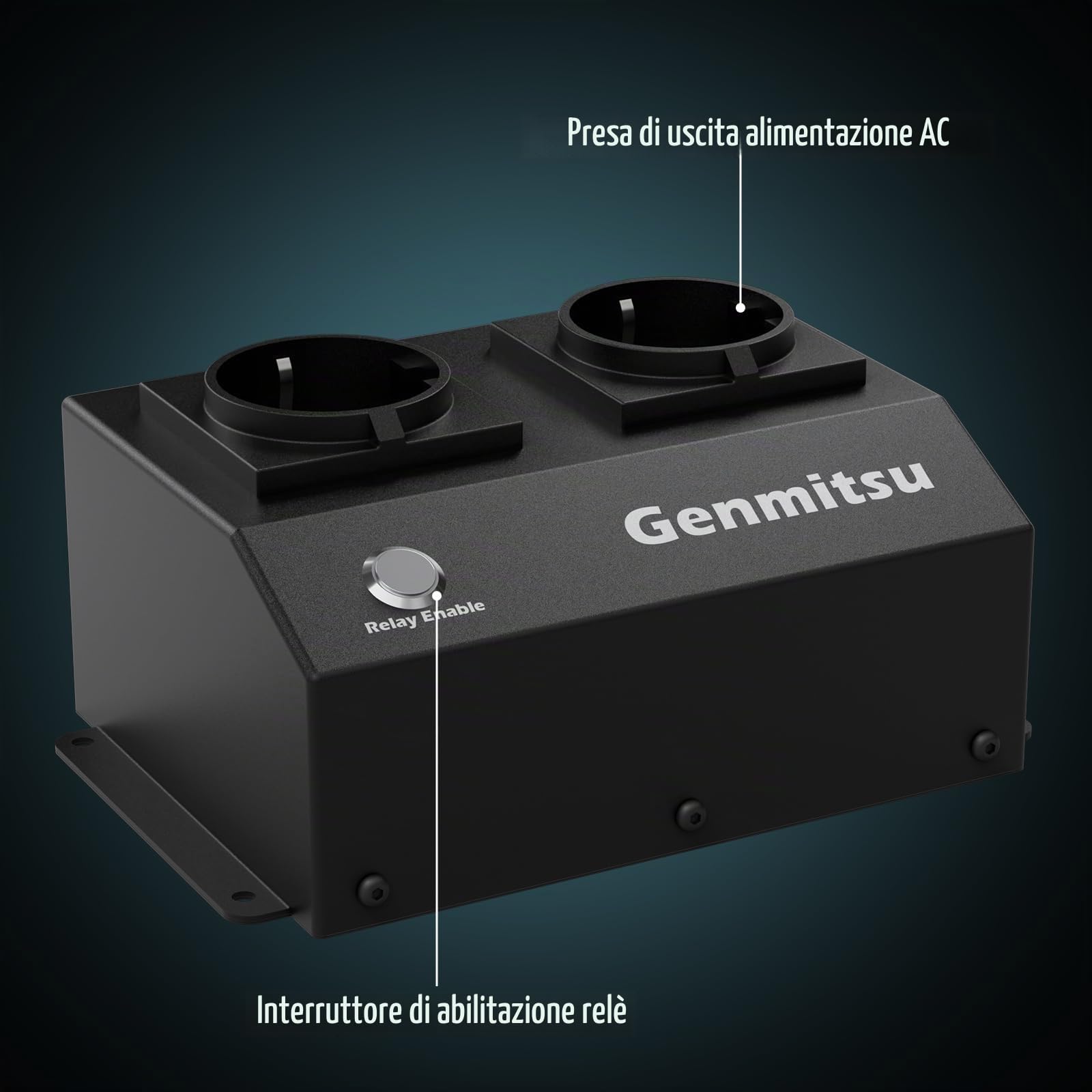Genmitsu iMaticBox Interruttore modulo relè per macchine router CNC, interruttore relè di controllo segnale PWM intelligente