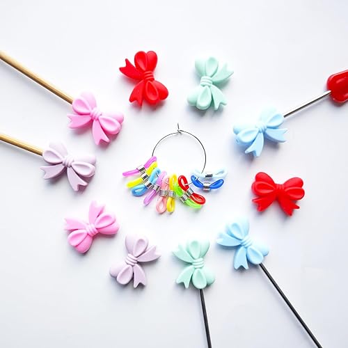 Miniatura 7 de 20 tapones para agujas de tejer con lazo, protectores de punta de aguja de tejer, protectores de punta de aguja de tejer, tapas de aguja de tejer,