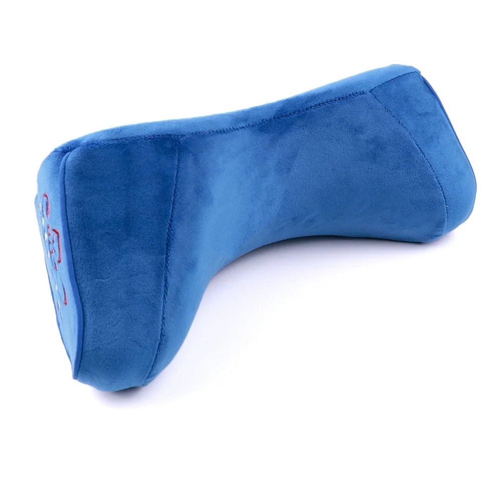 High-Elastic Headrest Reposacabezas de tela para asiento de coche de carreras modificado, almohada protectora para el cuello, almohadilla creativa para reposacabezas y hombros.(Blue)