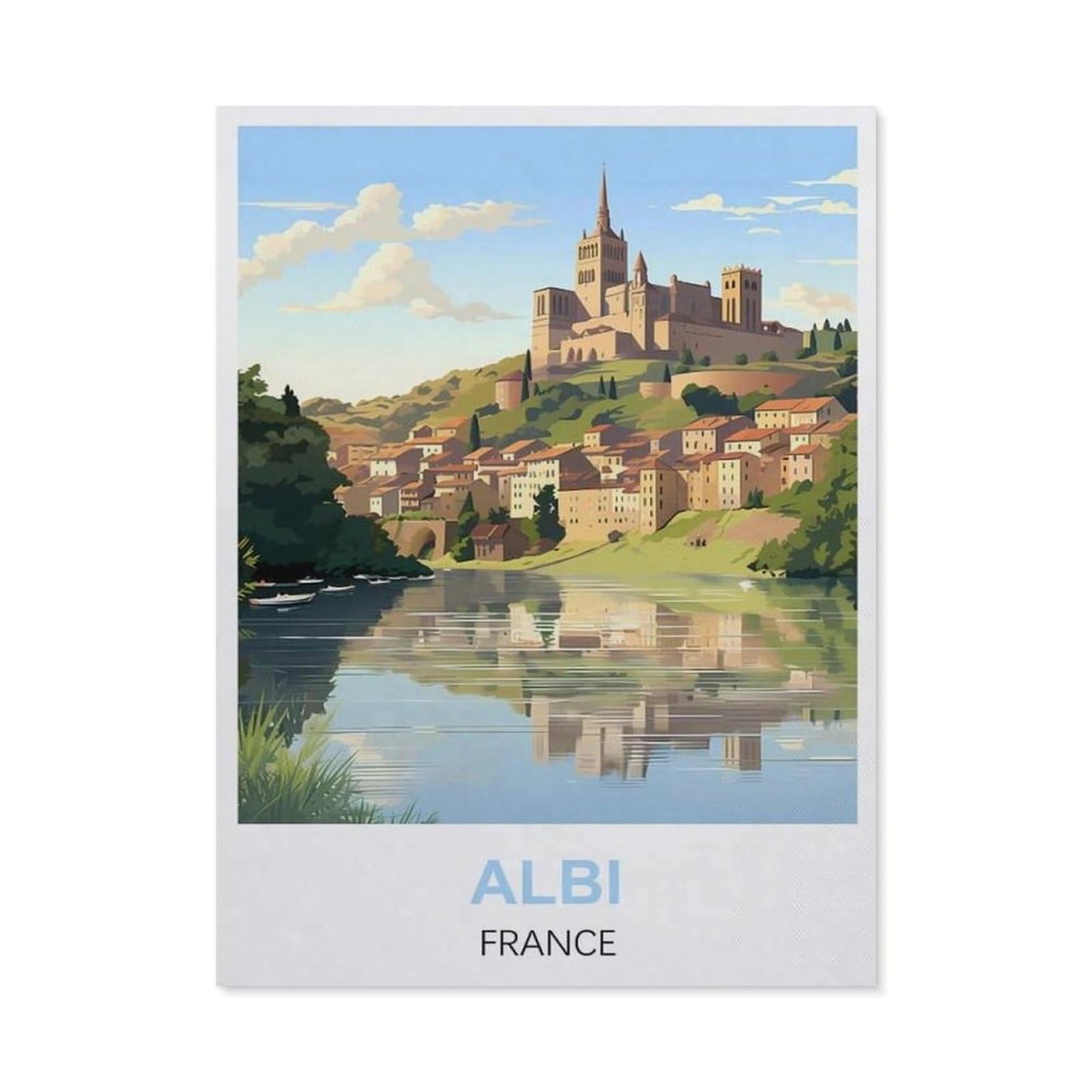 Metal Signs，Albi France(15x30cm）