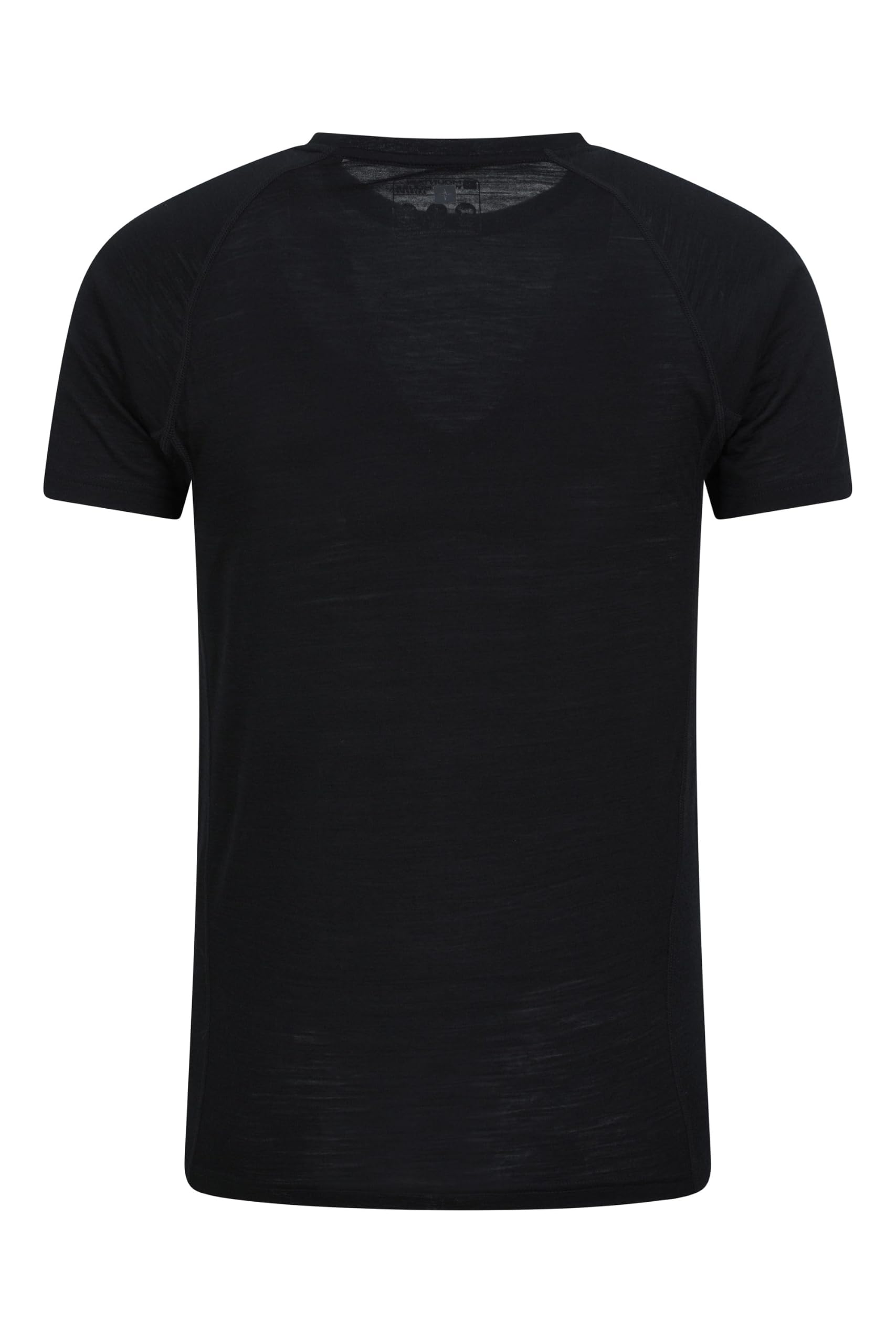 Mountain Warehouse Camiseta de Manga Corta de Lana Merino Summit para Hombre, Ideal para Usar como Camiseta térmica en Invierno