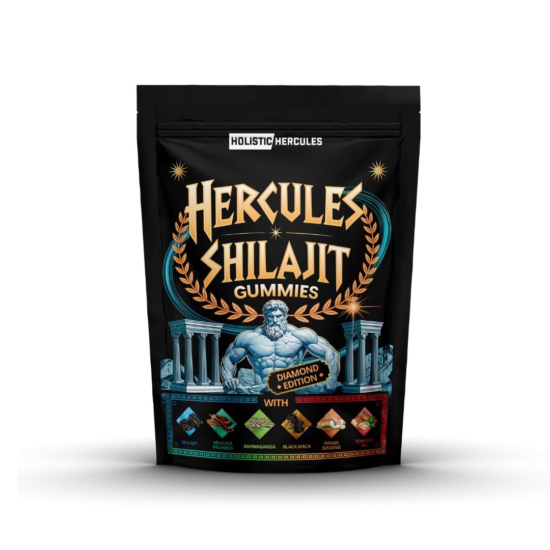 Amazon.com: Holistic Hercules Himalayan Gold Shilajit Gummies with