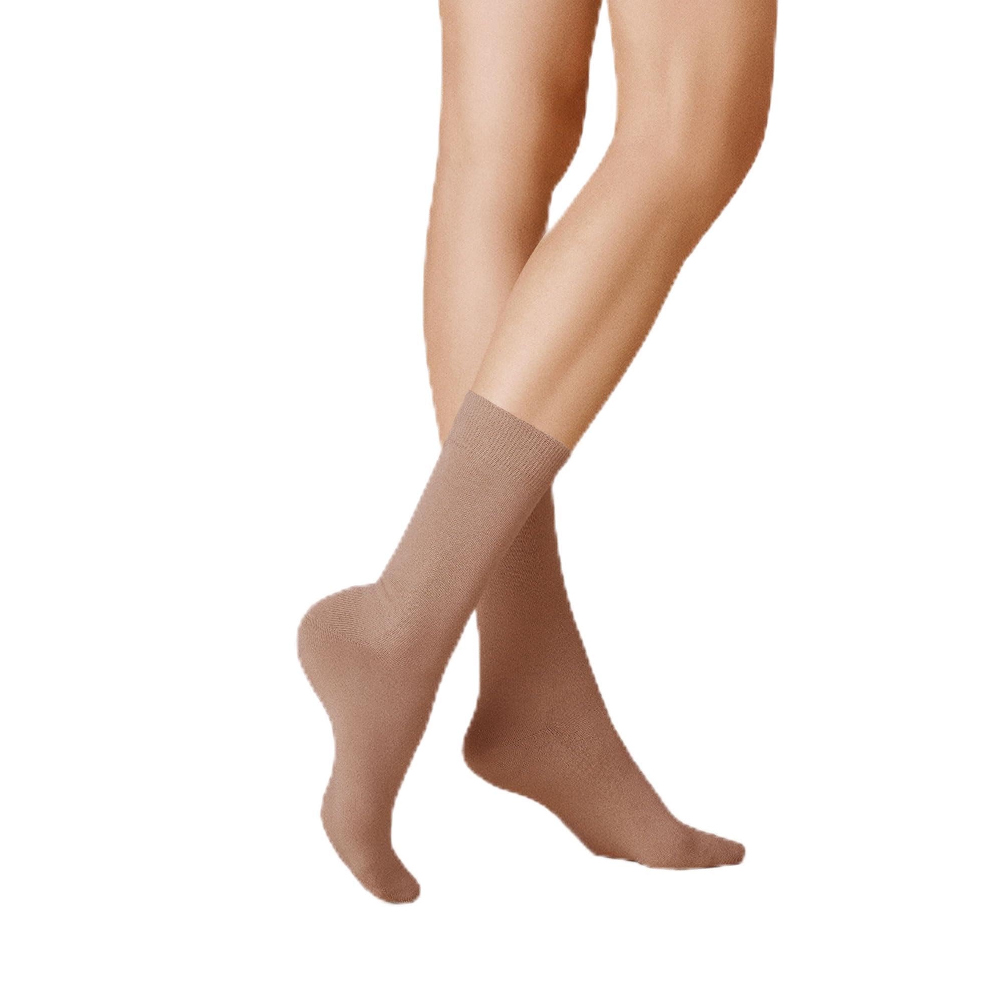 KUNERT Liz druckfreier Bund Socks, Bronze,