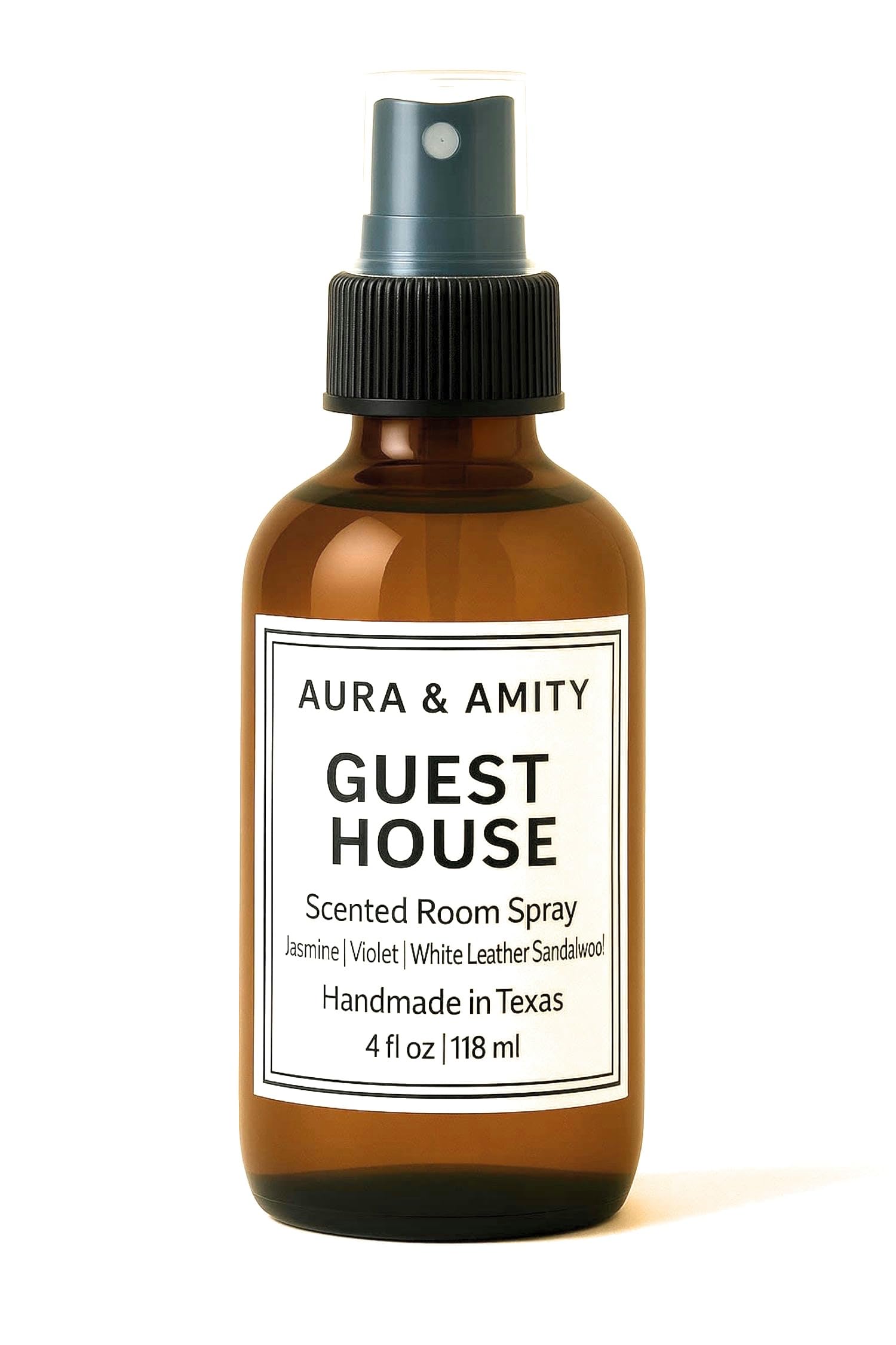 Aura &amp; Amity Premium Room &amp; Linen Spray – Handmade Luxury Fabric &amp; Home Fragrance Mist, Long-Lasting &amp; Eco-Friendly (Guest House)