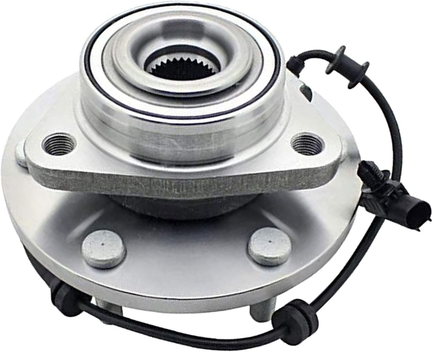 MotorbyMotor 515155 Front Wheel Hub Bearing Assembly 4WD with ABS 6 Lugs Fits for 2012-2015 Nissan Armada, 2012-2015 Nissan Titan Wheel Hub Assembly-4x4