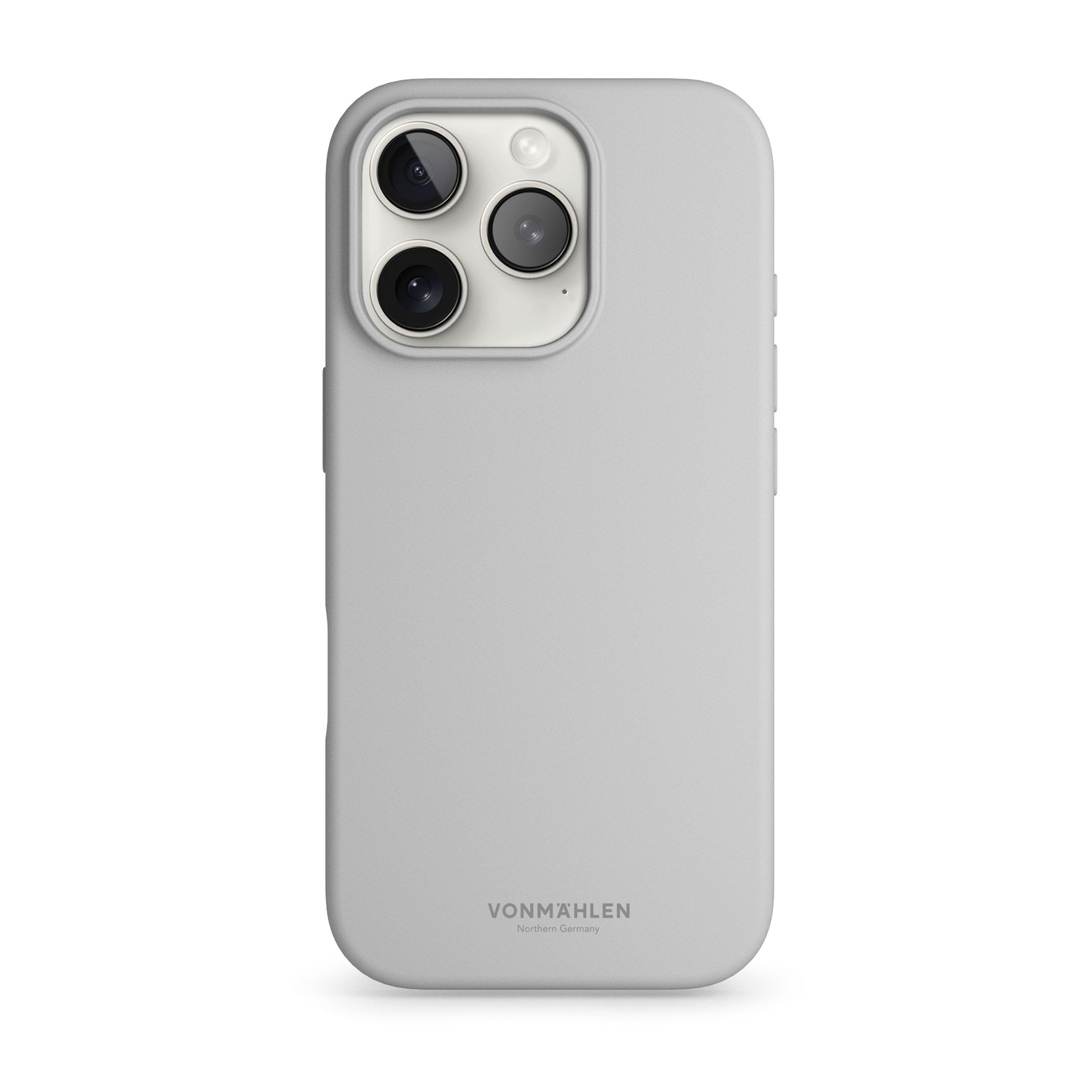 Coque iPhone 16 Pro Max silicone incassable et anti-glisse gris - 8