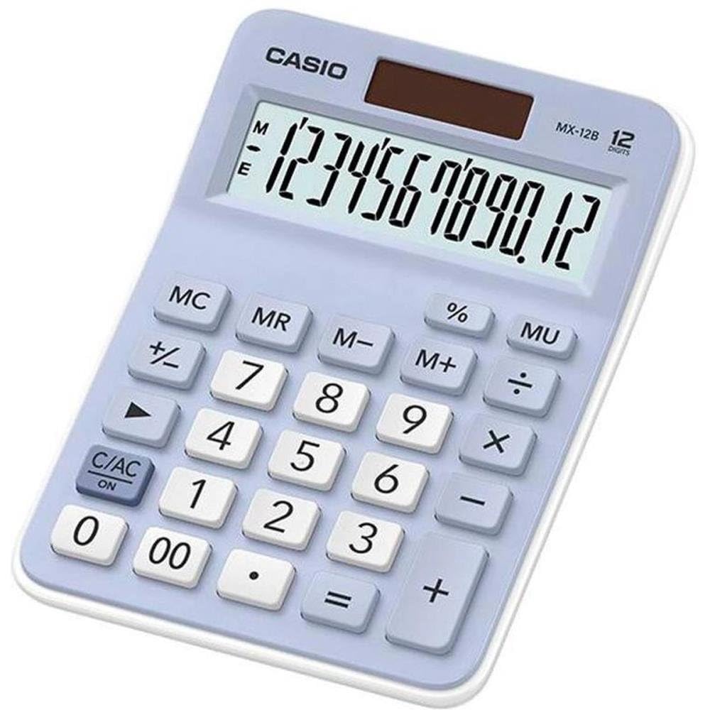 Casio Kalkulator 12 cyfr MX-12B-LB niebieski