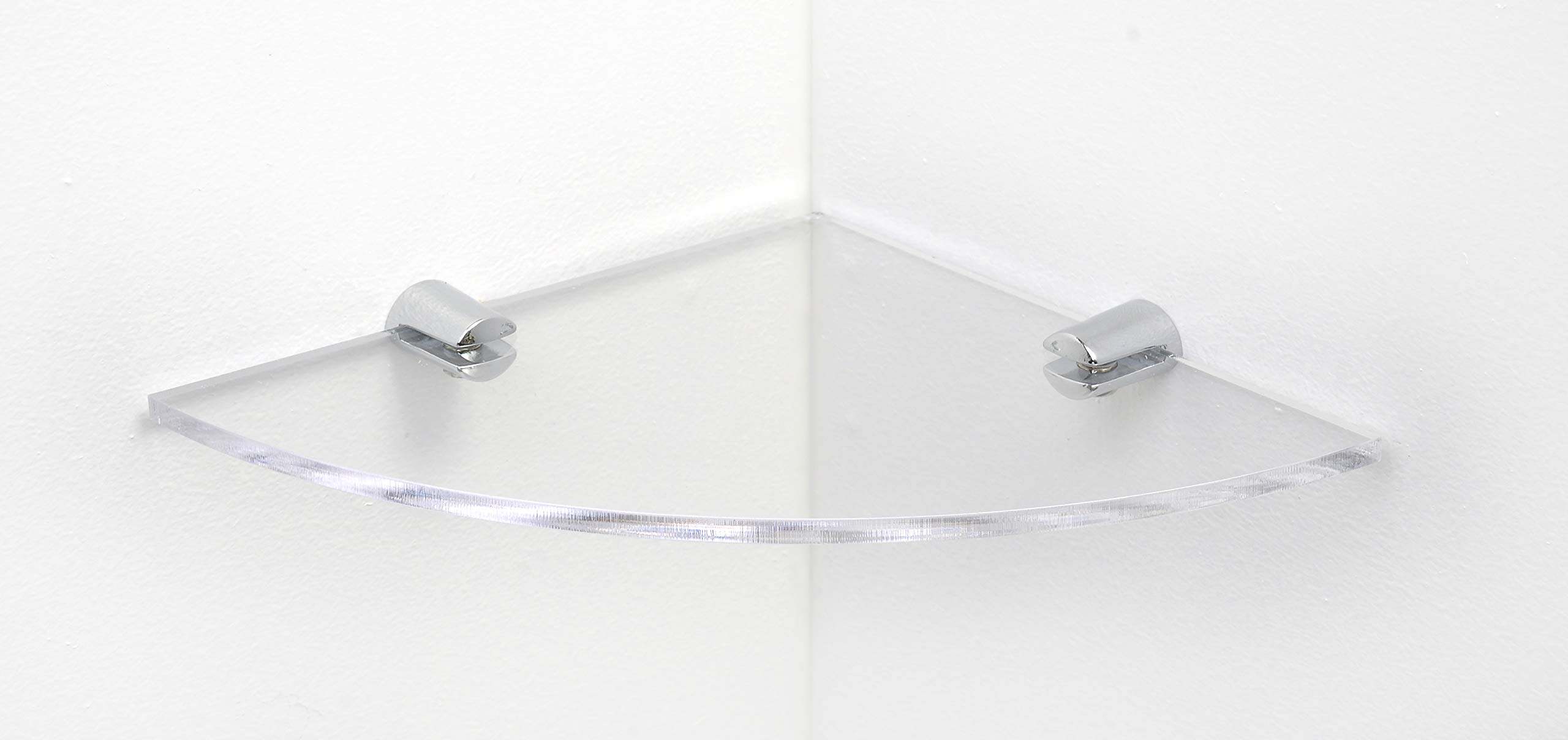 Expression Products Set Of 2 Small Acrylic Corner Shelves