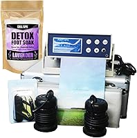 Vista 10 de Pantalla LCD digital Detox Ion Ionic Aqua Foot Bath Spa Chi Cleanse Fir Belt (Eucalyptus)