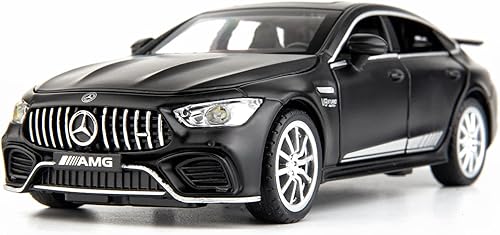 1/32 AMG GT63 Modelo de Coche de Aleación Fundida a Presión de Retroceso con Sonido y Luz, Puerta se Puede Abrir, Vehículo de Juguete para Regalo de