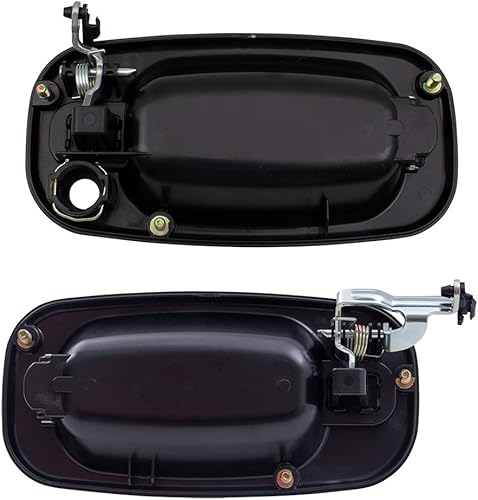 Miniatura 3 de AutoandArt Brock - Juego de 4 manijas de repuesto para puertas exteriores con textura delantera y trasera, compatibles con camioneta Silverado