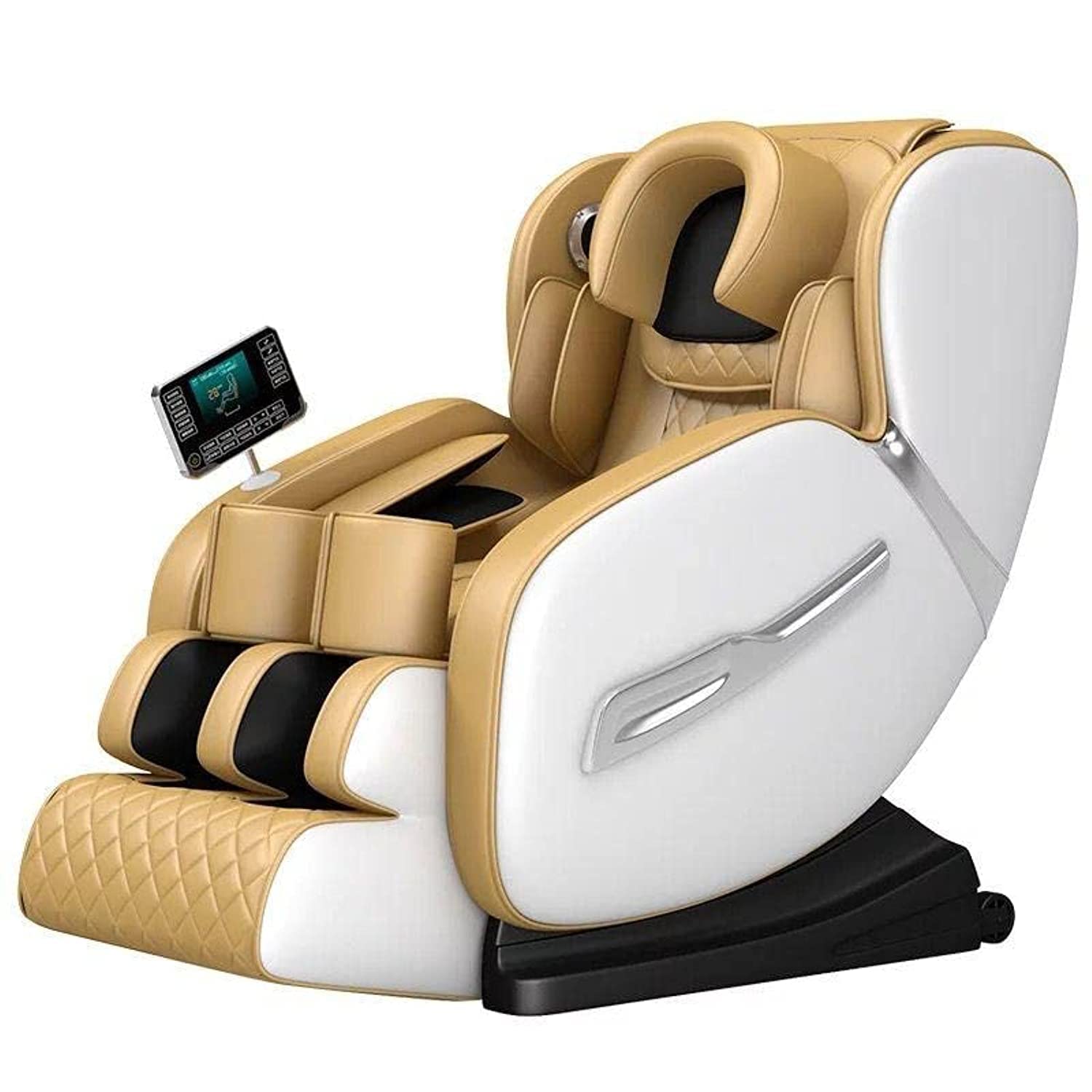 AWD Massage Chair, Full Body Massaging from head to Toe, Zero Gravity Five AUTO Programs Advanced Features and Perfect Rest. (Yellow)