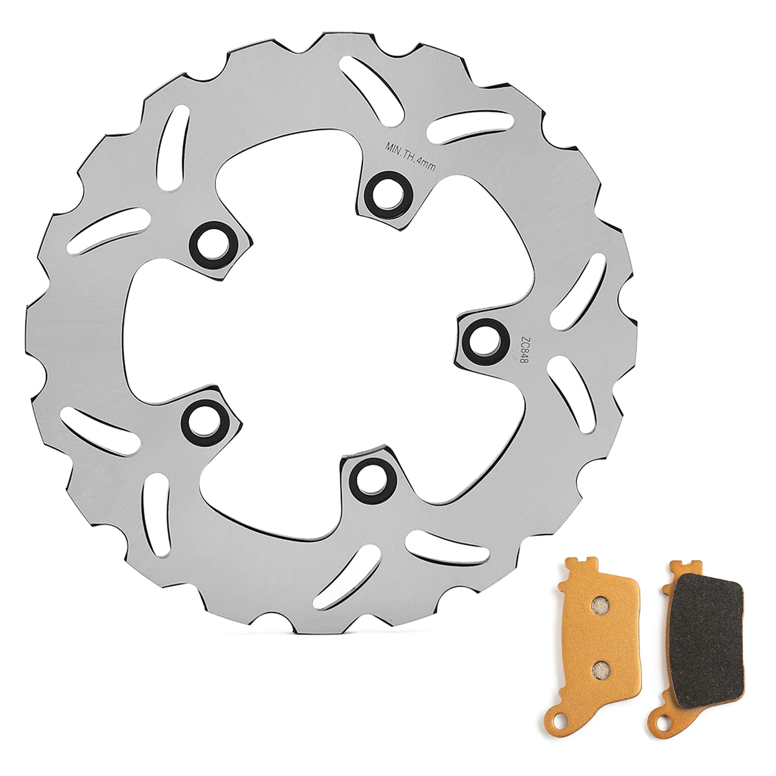 Rear Brake Disc Rotor Pads Kit for Suzuki GSXR 750 GSXR 600 2011-2021 GSXR1000 09-16