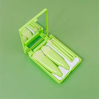 Juego de 5 brochas de maquillaje de caja de e...