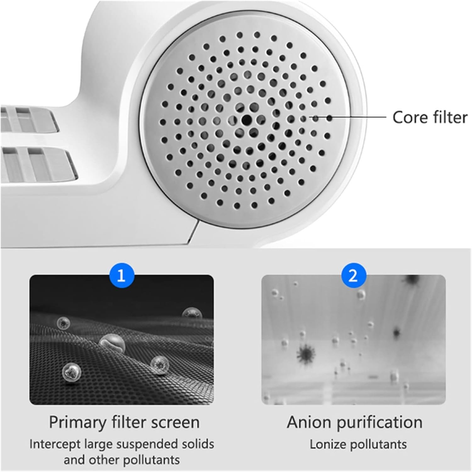 800w Anion Drying Machine Hand Dryer Bathroom Body Household Dehumidifier Hair Portable with High Efficiency