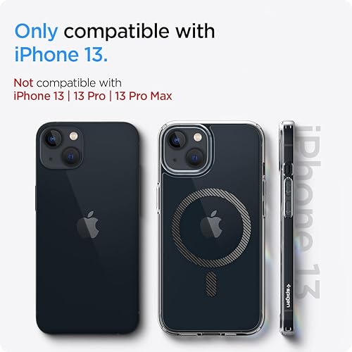 Vista 53 de Spigen Funda para iPhone 15 Pro, ultra híbrida MagFit [antiamarilleo] [compatible con Magsafe] - Fibra de carbono