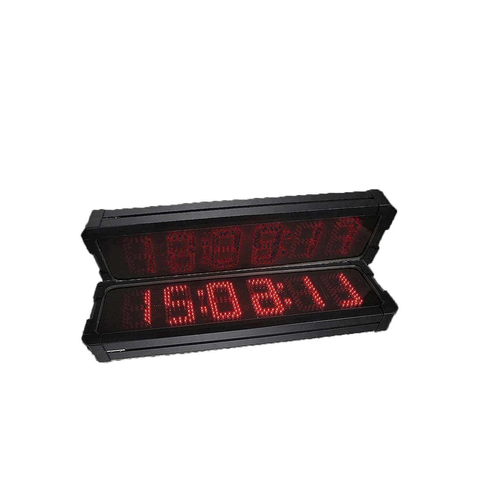JVDDI Dual Face Wall Clock,Waterproof Digital Countdown Timer,Alarm Clock