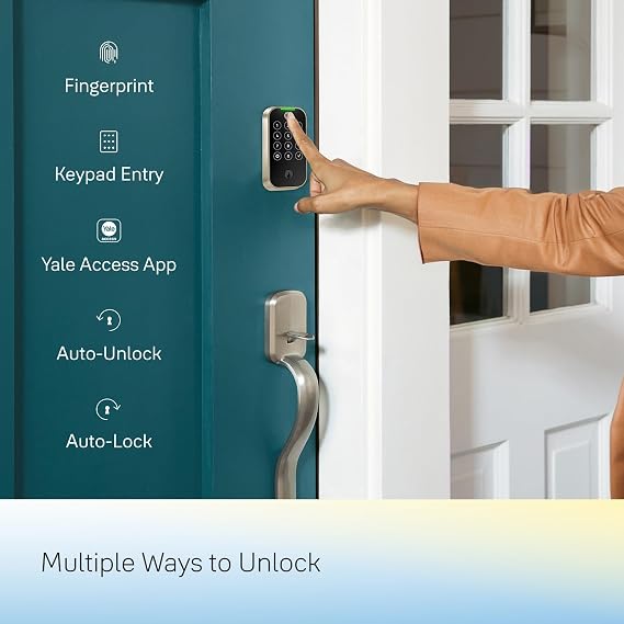 Yale Assure Lock 2 Touch Fingerprint Deadbolt with Wi-Fi, Oil Rubbed Bronze
