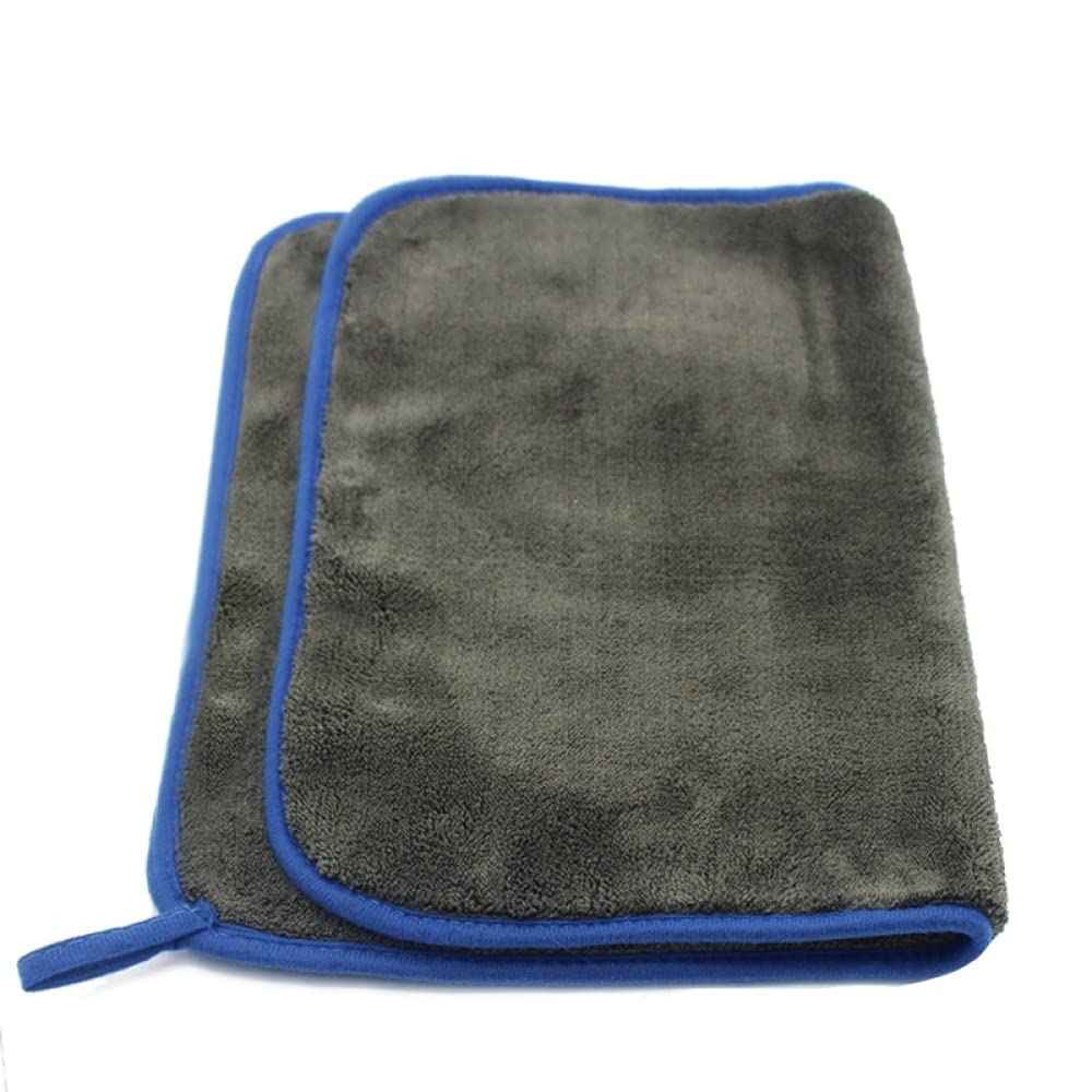Toalla de Lavado de Autos 1200GSM Toalla de Microfibra Toalla de Detalles de Autos Paño de Limpieza de la casa Herramienta de Pulido de Secado de Autos Toallas de Lavado para Cocina 40 * 40/60 cm,